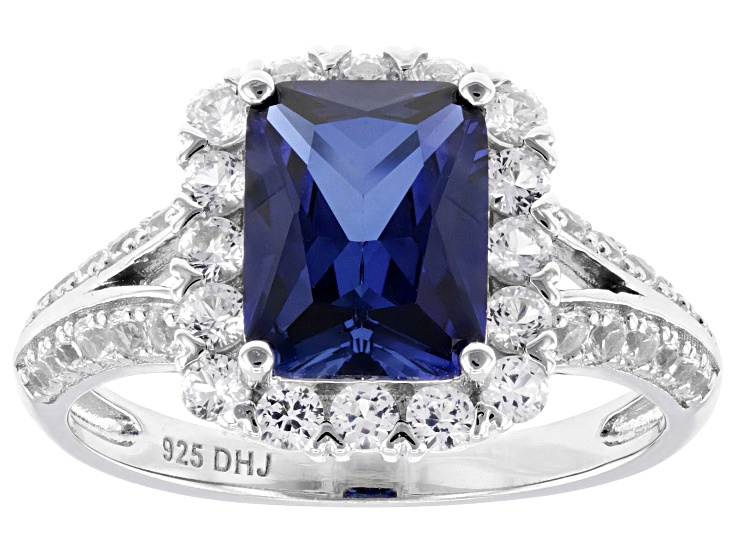 【未開封】BOOWY30th ANNIVERSARY Blu-lay Blue Lab Created Sapphire Rhodium Over Sterling Silver Ring