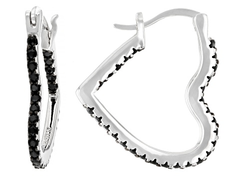 Black Spinel Sterling Silver Buckle Ring 1.28ctw - CTB973 | JTV