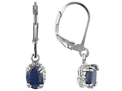 Ruby, Sapphire, And Emerald Rhodium Over Silver Earrings Set Of 3 5.00ctw