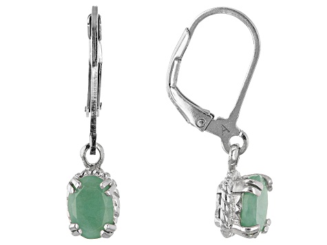 Ruby, Sapphire, And Emerald Rhodium Over Silver Earrings Set Of 3 5.00ctw