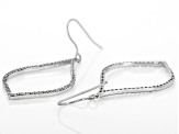 White Cubic Zirconia Rhodium Over Sterling Silver Earrings 0.62ctw
