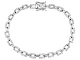 White Cubic Zirconia Rhodium Over Sterling Silver Bracelet 3.00ctw
