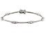 Cubic Zirconia Rhodium Over Sterling Silver Bracelet 6.40ctw