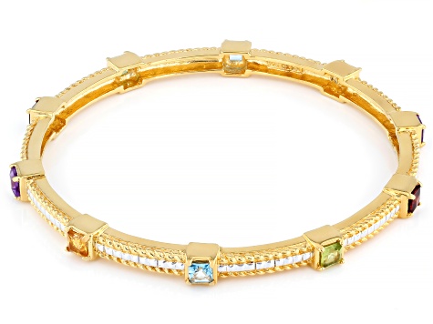 アクセサリー o Gallinari yellow stone bracelet Yellow Gold Tone Spot Chain CZ Solitaire Bracelet – Lauren Klein