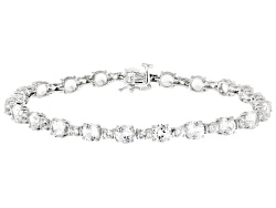 Sterling Silver Textured Detail Bangle Bracelet