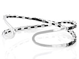 Black Spinel Rhodium Over Brass Bracelet 1.75ctw