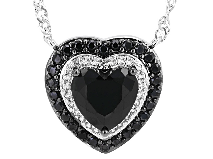 希少 新品✨i N15 JEWEL Black 4GB Black Spinel and Lab Created White Sapphire Rhodium Over Brass