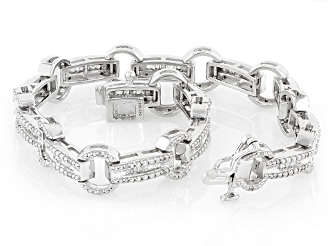 ブレスレット DIDIER DUBOT Signature D Silver Bracelet JDRBT4S876W Dual D.D Silver Bracelet