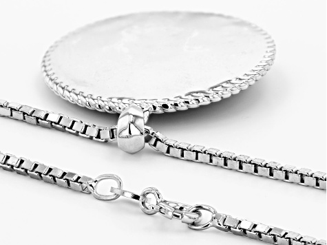 Black Diamond Rhodium Over Sterling Silver Mens Compass Pendant 0.25ctw
