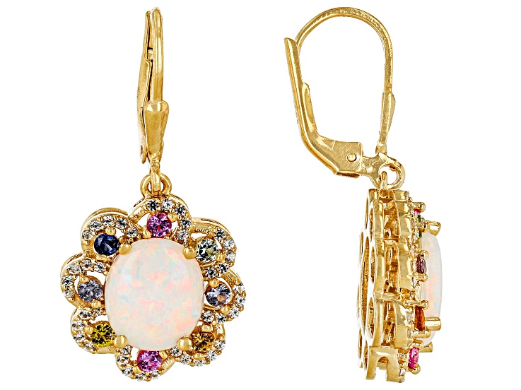 Jtv hot sale opal earrings