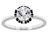 Sky Blue Glacier Topaz Rhodium Over Sterling Silver Set Of Three Rings 2.80ctw