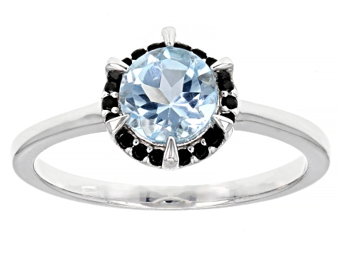 Sky Blue Glacier Topaz Rhodium Over Sterling Silver Set Of Three Rings 2.80ctw
