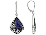 Blue Lapis Lazuli Sterling Silver Earrings