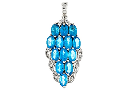 neon blue apatite jewelry