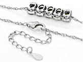 Ocean Tanzanite® Rhodium Over Silver Necklace 1.91ctw