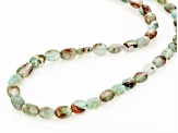Aquaprase® Rhodium Over Silver Bead Strand Necklace