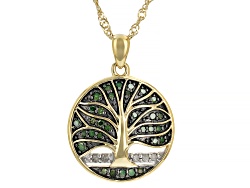Alfred & Vincent .925 Sterling Silver Tree-of-Life Pendant & Chain Necklace
