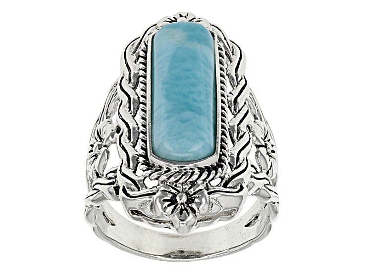 Blue Larimar Sterling Silver Ring - EPH250 | JTV