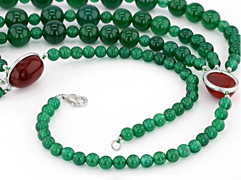 green agate jewelry
