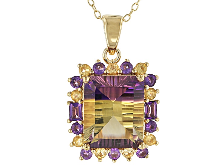 Silvercartvila 0.68 Ctw Round Sim Blue Sapphire Diamond 18K Gold Over Silver Heart Pendant With 18 Chain