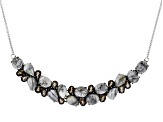Golden Pyrite Sterling Silver Necklace 9.46ctw