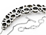Golden Pyrite Sterling Silver Necklace 9.46ctw