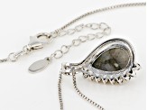 Golden Pyrite Sterling Silver Pendant With Chain .34ctw