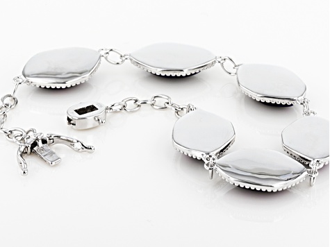Blue Lapis Lazuli Sterling Silver Bracelet