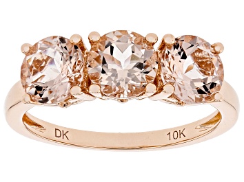 Picture of Pink Morganite 10k Rose Gold Ring 1.84ctw