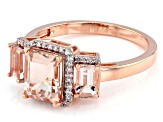Pink Morganite 10k Rose Gold Ring 1.92ctw