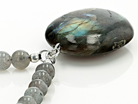 Labradorite hot sale beaded necklace