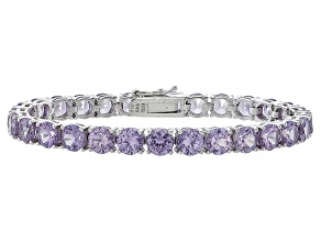 Tennis Bracelets Find Affordable Jtv Round 23 80ctw Lab Created Alexandrite Sterling Silver Tennis Bracelet