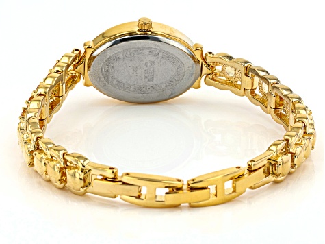 Yellow Citrine 18k Yellow Gold Over Brass Watch 4.67ctw