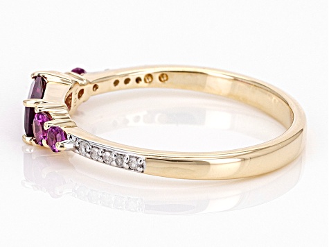 CD G-SCHMITT:alternative garnet G-シュミット Pink Color Shift Garnet Rhodium Over Sterling Silver Ring