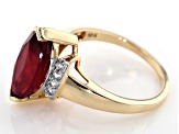 Mahaleo® Ruby 10k Yellow Gold Ring 3.18ctw
