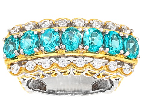 Vera Alleanza Dolly-Bijoux T52 – Argento 925 Rodiato, Zaffiri Blu E Diamanti Cz