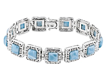 Picture of Blue Larimar Sterling Silver Bracelet