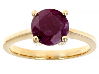 Madagascar Ruby 14k Yellow Gold Ring 2.38ct