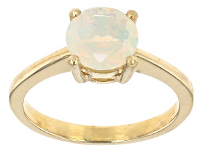 Ethiopian Opal 10k Yellow Gold Ring 0.76ct