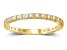 .50ctw White Diamond 14K Yellow Gold Eternity Band Ring