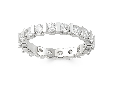 2.00ctw White Diamond 14kt White Gold Eternity Band Ring