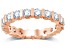 2.00ctw White Diamond 14kt Rose Gold Eternity Band Ring