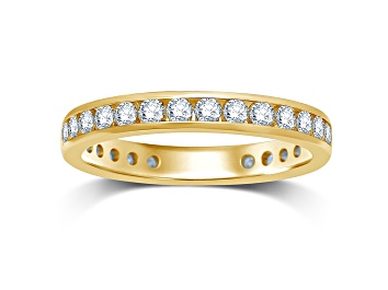 Picture of 1.00ctw White Diamond 14kt Yellow Gold Eternity Band Ring