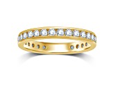 1.00ctw White Diamond 14kt Yellow Gold Eternity Band Ring