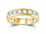 3.00ctw White Diamond 14kt Yellow Gold Eternity Band Ring