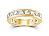 3.00ctw White Diamond 14kt Yellow Gold Eternity Band Ring