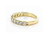 White Diamond 14k Yellow Gold Band Ring 1.00ctw