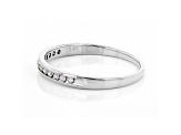 White Diamond 14k White Gold Band Ring 0.15ctw