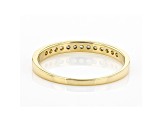 White Diamond 14k Yellow Gold Band Ring 0.15ctw