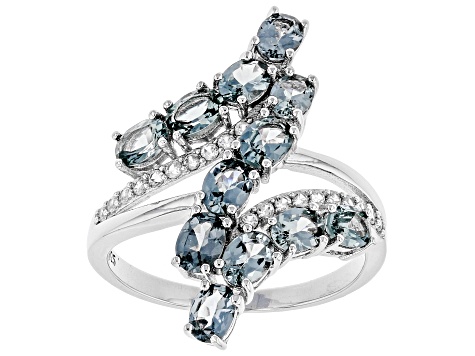 Platinum Color Spinel Rhodium Over Silver Ring 2.16 ctw